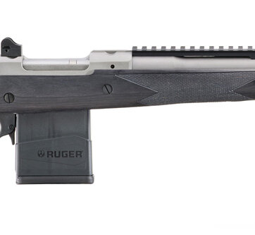 Ruger 6821 Gunsite Scout Bolt Action Rifle 308 WIN, Left Hand, 18.7 in, Matte S/S, Wood Stk, 10+1 Rnd, Standard Trgr, 0604-1570