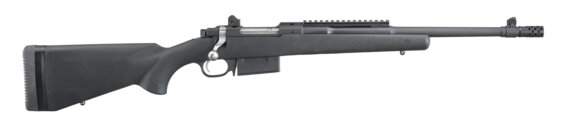 Ruger 6841 Scout Bolt Action Rifle, 350 Legend, 16.5" Bbl, Black, Synthetic Stock, Muzzle Brake, 5+1 Rnd, 0604-2348