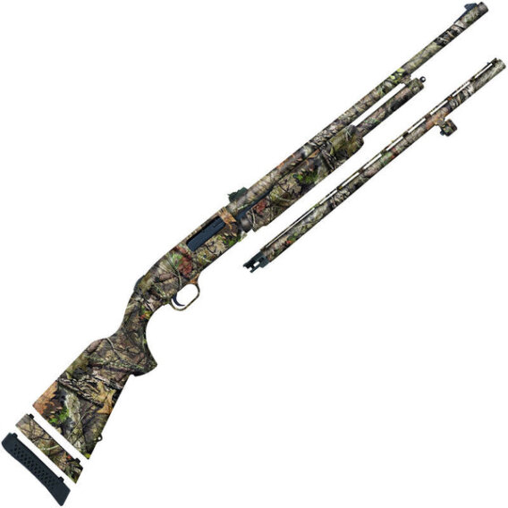 Mossberg 54215 500 Combo Pump Shotgun bantam 20Ga 22"/24" 6Rnd Field/Deer 12-13" LOP MOBUC, 0902-1407