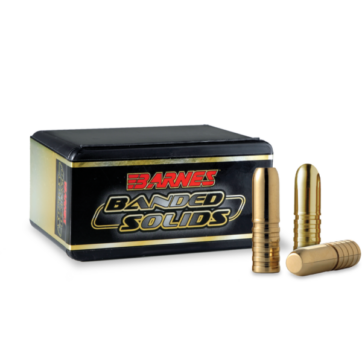 Barnes 30791 BANDED SOLIDS Reloading Bullets 458 CAL 450Gr. BND SLD RN ,Box of 20, 1211-0501