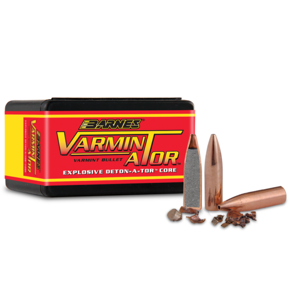 Barnes 30207 Varminator 6mm .243" 58 GR HP FB Per 100, 1211-0044