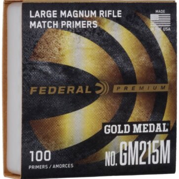 Federal GM215M Gold Medal Large Rifle Mag Primer Match, 0658-0806