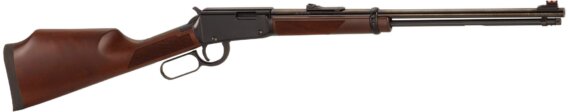 Henry H001V Varmint Express Lever Rifle 17 HMR, Ambi, 20 in, Blued, Wood Stk, 11+1 Rnd, 1524-0025