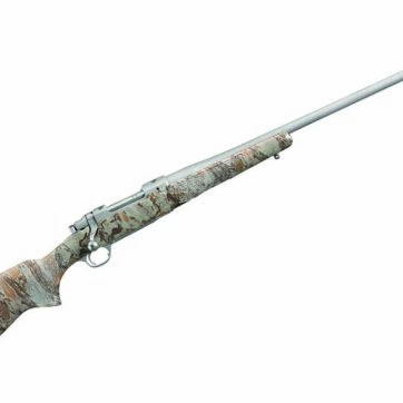 Ruger 47170 Hawkeye FTW Hunter Bolt Action Rifle, RH, 6.5 CREED, 24"BBL, 4 Rd, Natural Gear Camo Laminate, Ruger Muzzle Break System, 0604-1846