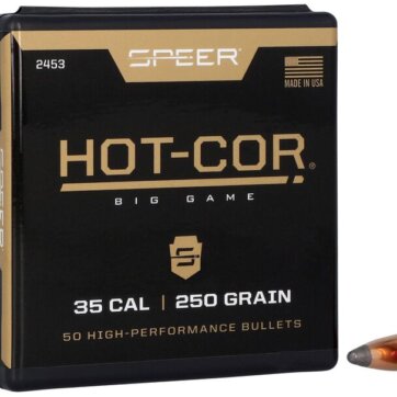 Speer 2453 Rifle Hunting Hot-Cor Bullets, 358-250-GR SPTZ SP, 50 Ct, 1508-5058