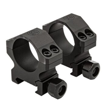 Sig Sauer SOA10025 Alpha1 Scope Rings, 35MM, Extra High Profile 1.53", Alum., Sig Hunting, Complete, Matte Black, 5270-1494