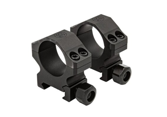 Sig Sauer SOA10025 Alpha1 Scope Rings, 35MM, Extra High Profile 1.53", Alum., Sig Hunting, Complete, Matte Black, 5270-1494