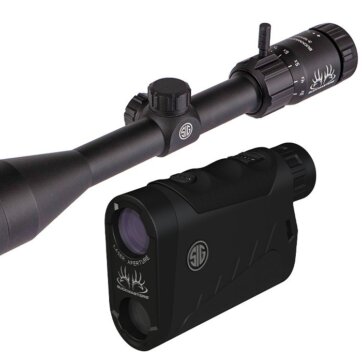 Sig Sauer SOK15BM05 Buckmasters Combo Kit, 4-16X44MM Riflescope, 30MM, Side Focus, Buckmasters BDC Reticle, Buckmasters 1500, 5270-1731