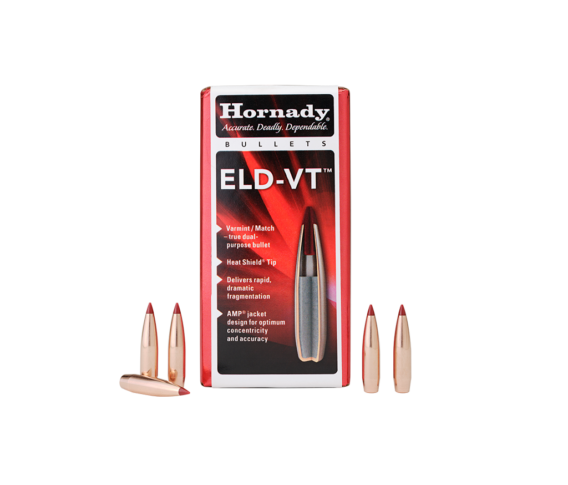 Hornady 24372 Rifle Bullets 6mm .243 80 Gr Eld-Vt, 0953-2726