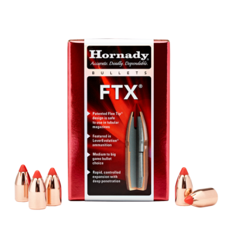 Hornady 30395 FTX Flex Tip Rifle Bullets 30 Cal. 308 (30-30) 160Gr FTX 100rd, 0953-0925