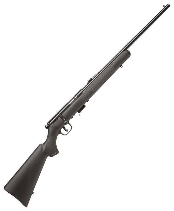 Savage 26700 Mark II F Bolt Action Rifle 22 LR, RH, 21 in, Satin Blued, Syn Stk, 10+1 Rnd, Accu-Trigger, 0685-0633