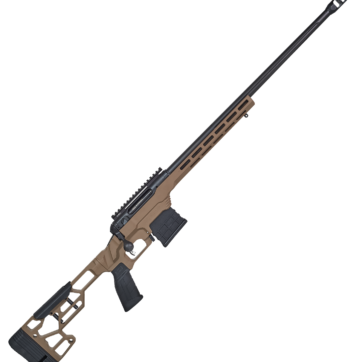 Savage 57694 110 Precision BA Rifle, 6.5 PRC, MDT Chassis FDE, 24 In, Heavy Threaded Barrel, 20 MOA Rail, Muzzle Brake, 10 Rnd., 0685-2550