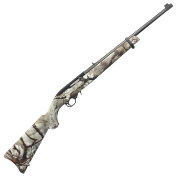 Ruger 31113 10/22 Semi Auto Rimfire 22 LR 18.5"Threaded BBL Go Wild Camo, 10 rd W/Soft Case, 0604-2193