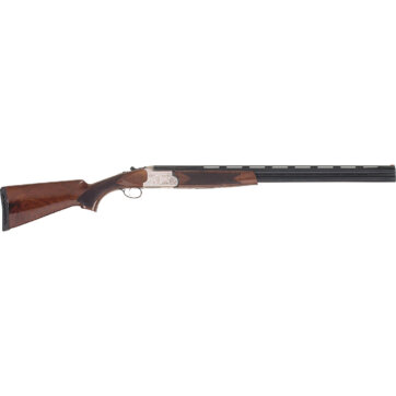 TriStar 98082 Upland Hunter O/U Shotgun, 20 Ga, 3", 26" Bbl, VR, Blue, Silver Rec., Walnut Stock, Ejectors, CT-5 Chokes, 6031-0197