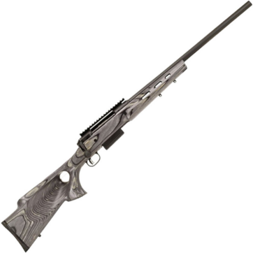 Savage 22313 220 Bolt Action Shotgun, 20 Ga, 22" Bbl, Matte Black, Gray Laminted Thumbhole Stock, 2-Rnd, 0685-2210