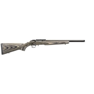 Ruger 8348 American Rimfire Target Bolt Action Rifle, 22 LR, 18" BBL, Blue, Black Laminate Stock, Scope Base, 0604-1991