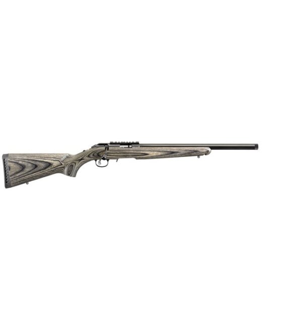 Ruger 8348 American Rimfire Target Bolt Action Rifle, 22 LR, 18" BBL, Blue, Black Laminate Stock, Scope Base, 0604-1991