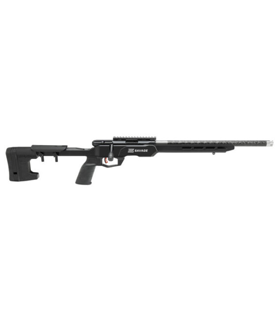 Savage 70856 B17 Precision Lite Bolt Action Rifle, 17 HMR, 18" Bbl, Carbon Fiber Wrap Stainless Steel, Adj. Stock, 10+1 Rnd, 0685-2494