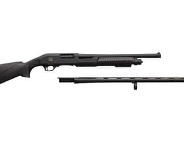 Charles Daly 12GA3″ 301 PUMP FIELD, 2 BBL Set 28″/18.5″ BLK, N-930.374