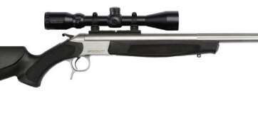 CVA SCOUT TD SS/BLACK .450 BUSHMASTER KONUSPRO 3-9X40 & CASE, N-CR4830SSC