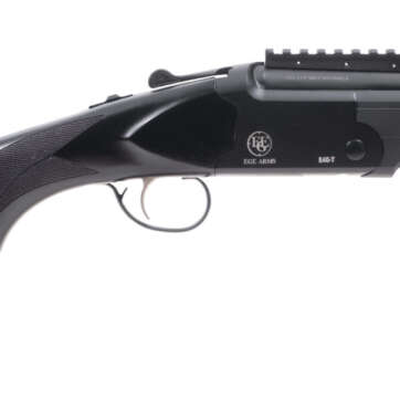 EGE ARMS E40T 12GA SHORT O&U BLACK W/TACTICAL FOREND, N-E40T-BLK