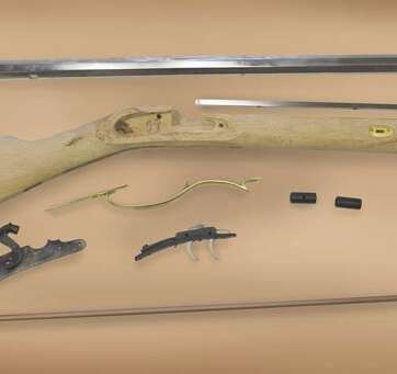 TRADITIONS CROCKETT RIFLE KIT / SELECT RAW HARDWOOD/.32 / 32, N-KR52628100