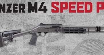 EGE PANZER ARMS M4 SPEED PRO 12 GA SEMI AUTO 18.6″ GREY, N-M4-PROGRYTL