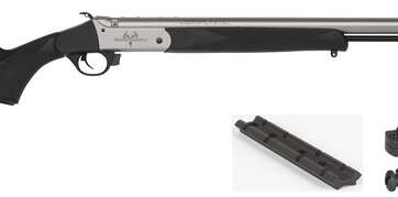 TRADITIONS BUCKSTALKER – BLK/STAINLESS CERAKOTE 24” -BASE/RI, N-R72103540RB