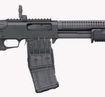 MOSSBERG 590RM 12 GA 18.5″ 5 POSITION ADJ MIL SPEC, BLACK, N-50213