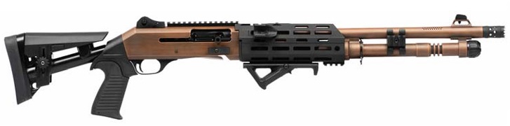 EGE PANZER ARMS M4 SPEED PRO 12 GA SEMI AUTO 18.6″ DISTRESSED COPPER, N-M4-PROTACDCPTL