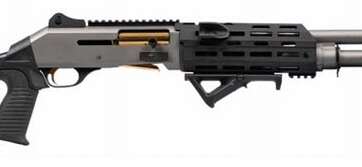 EGE PANZER ARMS M4 SPEED PRO 12 GA SEMI AUTO 18.6″ GOLD, N-M4-PROTACGRYTITTL