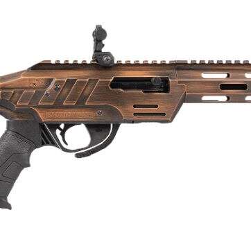 ADLER RF224 SEMI AUTO RIFLE, 22LR, 11.7″BBL, 26.3″OAL, DISTRESSED COPPER, N-RF224TACCOP-MP