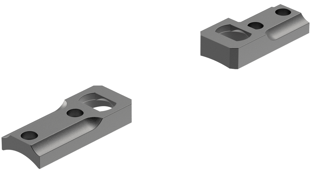 Leupold Dual Dovetail Remington 700 RVF 2pc Bases - Matte, A-LEU-50044