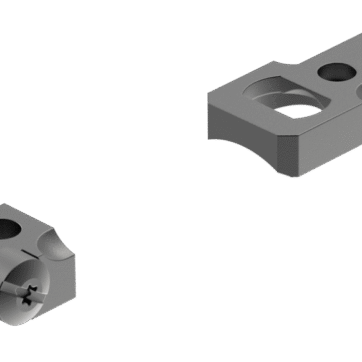 Leupold STD Kimber 8400 2pc Base - Matte, A-LEU-56928