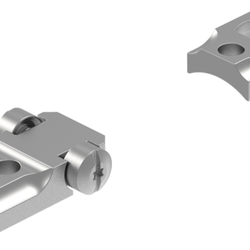 Leupold STD Remington 700 2pc Base - Silver, A-LEU-57510