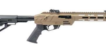 ADLER RF224 SEMI AUTO RIFLE, 22LR, FDE, N-RF224TACFDC-MP
