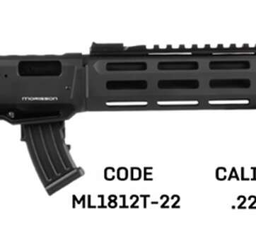 MORISSON LEVER MARES LEG c.22 LR 12″ BLACK TACTICAL FOREND, N-ML1812T-22