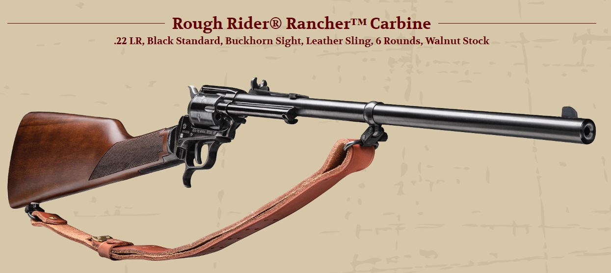 Heritage c.22 LR 16.1″ Rough Rider® Rancher™ Carbine, N-BR226B16HS-LS
