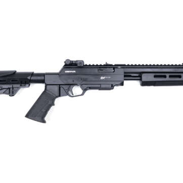 DERYA DYPA-12 c.9MM 12″ PUMP Action Synthetic, N-DYPA-12-BLK-MP