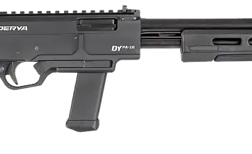 DERYA DYPA-16 c.9MM 16″ PUMP Action Synthetic, N-DYPA-16-BLK-MP