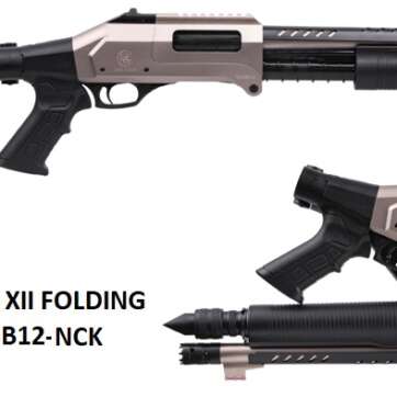 EGE Folding Shotgun RAIDER XII BREAK PUMP, 12GA, 13″, N-BB12-NCK