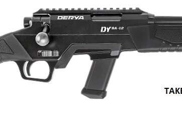 DERYA c.9MM 12″ BOLT Action Synthetic, N-DYBA-12-BLK-MP