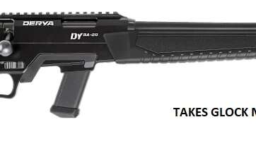 DERYA c.9MM 16″ BOLT Action Synthetic, N-DYBA-16-BLK-MP