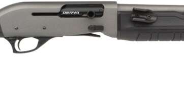 DERYA LION 12GA, 18.5″ Semi Auto Sniper Grey Barrel 5+1, N-XT-410-SGREY
