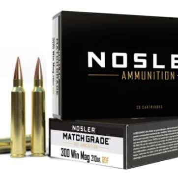 NOSLER MGA-300 WIN MAG 210G RDF HPBT (20CT), N-60158